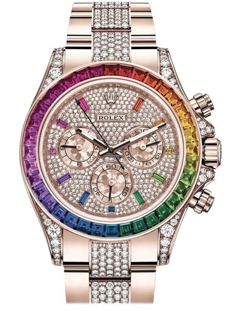montre rolex multicolor